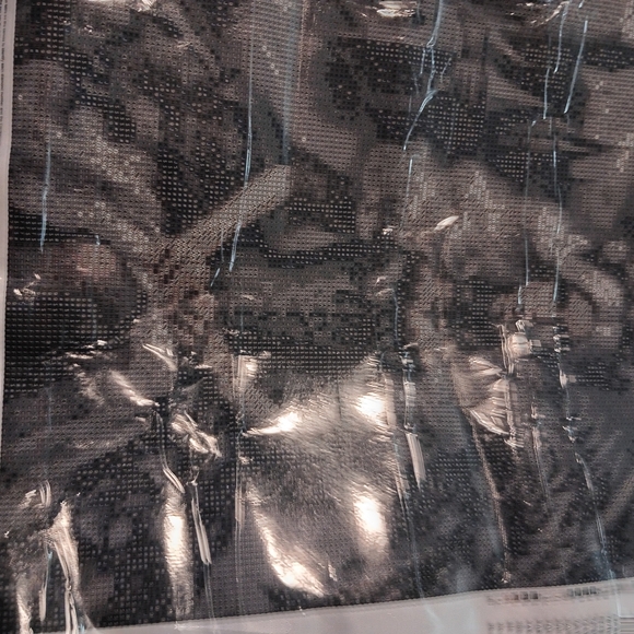 Gothic Theme Woman, Dragon And Castle Diamond Art Paint Kit 50x50 - Picture 7 of 8